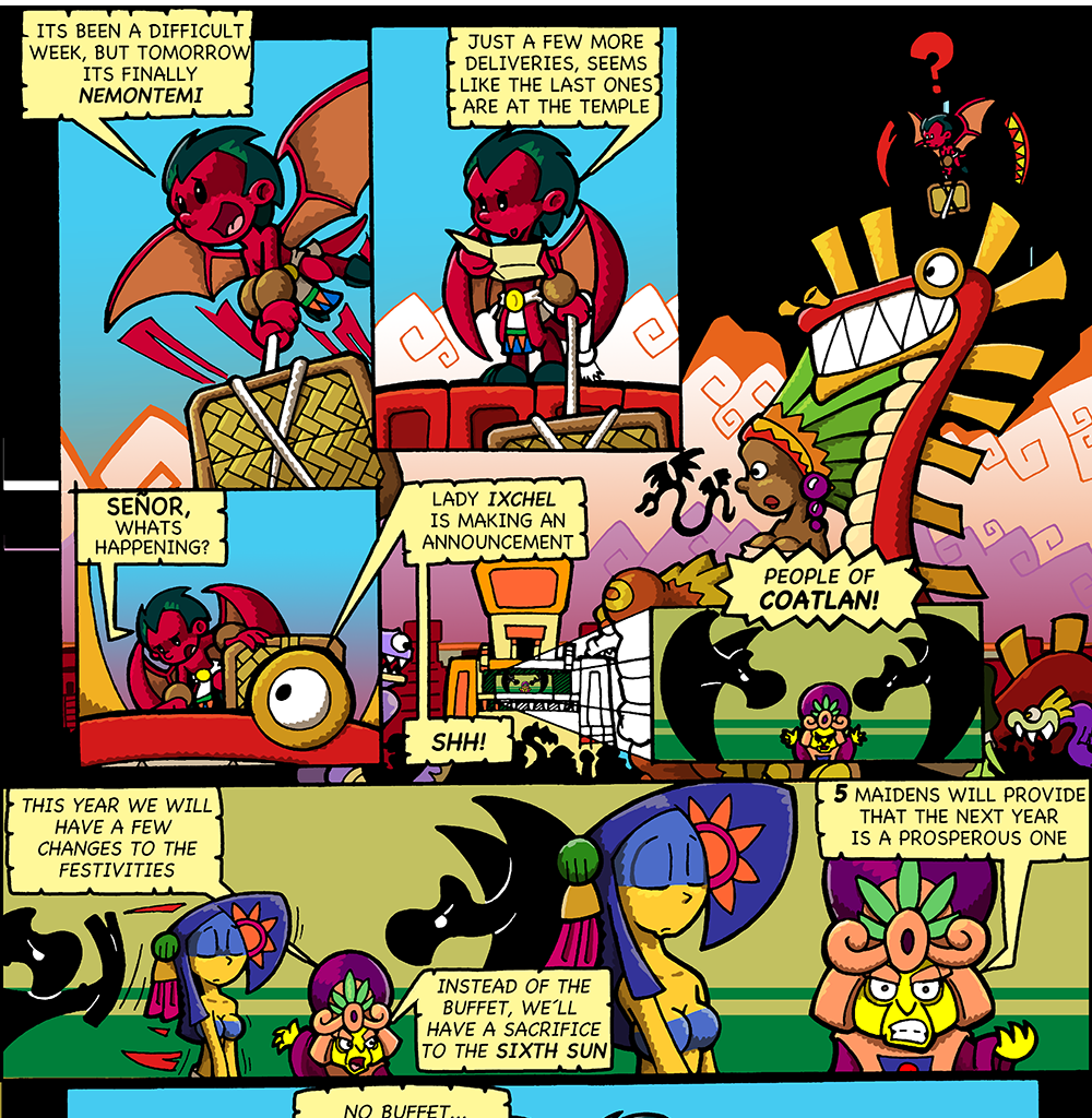 Macoatl - Episode 4, Page 1: 5 Days of nemontemi 04